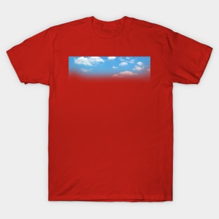 Blue Sky And White Clouds Of T-Shirt